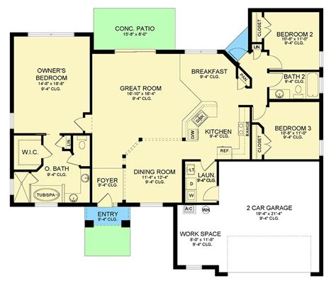 House Plans Single Level Image To U