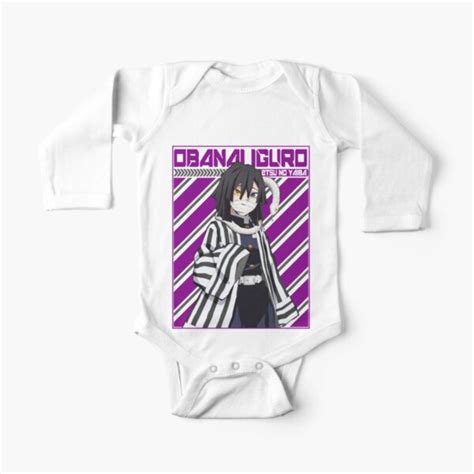 Obanai Iguro Demon Slayer Long Sleeve Baby One Piece Redbubble