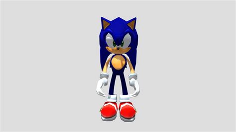 Sonic Adventure 2 The Trial Sonic 3d Model By Vinicius6 451846e