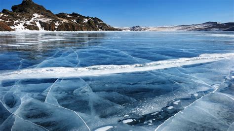 Russia Scenery Lake Winter Baikal Ice Nature 410516