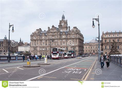 Downtown Of Edinburgh Editorial Image Image Of Iconic 65724585
