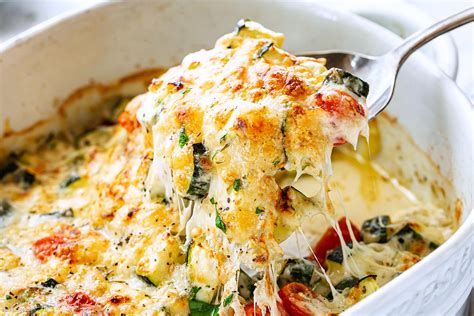 Baked Zucchini And Cheese Recipe Cheesy Zucchini Bake Recipe — Eatwell101