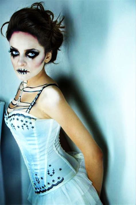 Creative Corpse Bride Make Up Looks Ideas For Halloween
