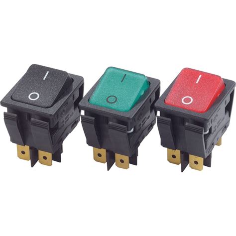 Arcolectric Rocker Switches Dpst On Off 250v 16a Rapid Online