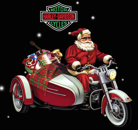 Santa En Harley By Real Warner On Deviantart