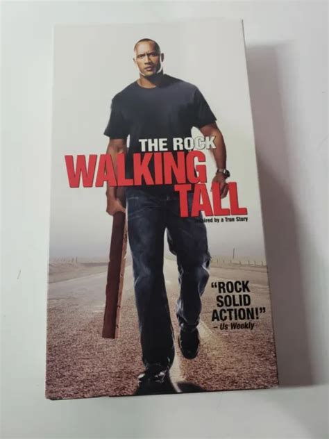 Walking Tall Vhs Johnny Knoxville The Rock Picclick