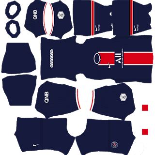 PSG Kits & Logo's 2022 (Paris Saint Germain)  Dream League Soccer Kits