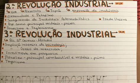 2 Revolução Industrial Mapa Mental Mapa Garden