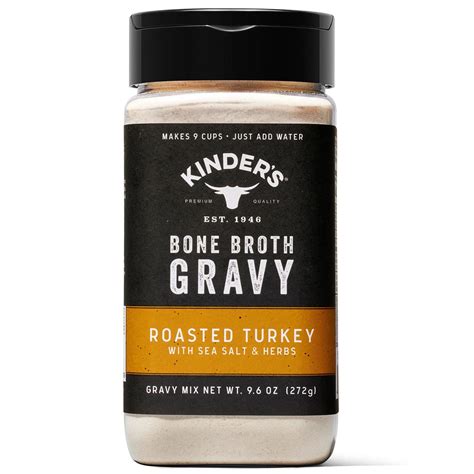 Kinders Roasted Turkey Bone Broth Gravy 96 Ounce