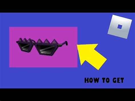 PROMO CODE How To Get The Spiky Creepy Shades On Roblox YouTube
