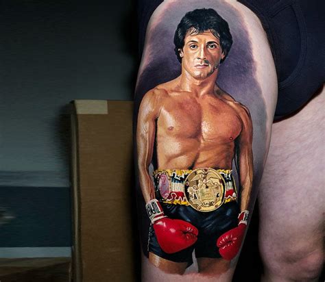 Rocky Balboa Tattoo By Steve Butcher Photo 23676