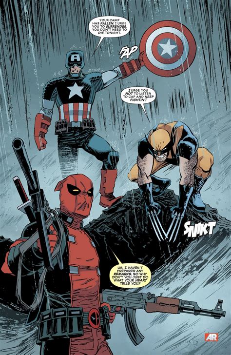 Deathstroke Vs Captain America Deadpool And Wolverine Battles