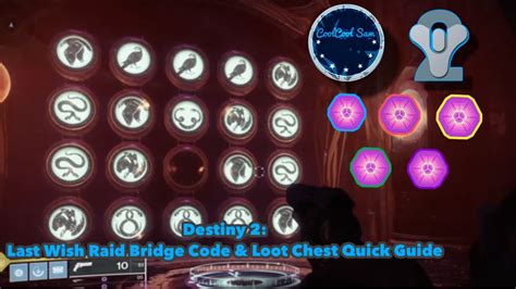 Destiny 2 Last Wish Raid Bridge Code And Loot Chest Quick Guide Youtube