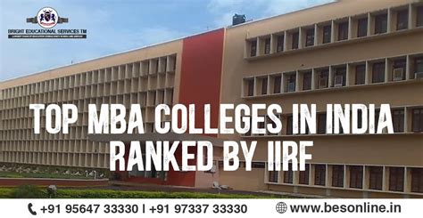 Top Mba Colleges In India Ranked By Iirf 2023 Mba Course Details And Eligibility Criteria