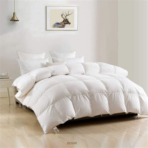 Buy Dwr Luxury King Goose Feathers Down Comforter Ultra Soft Egyptian Cotton Cover 750 Fill