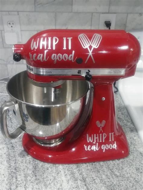( 4.9 ) out of 5 stars 37202 ratings , based on 37202 reviews current price $424.99 $ 424. Vinyl decal for KitchenAid stand mixer whip it real good ...