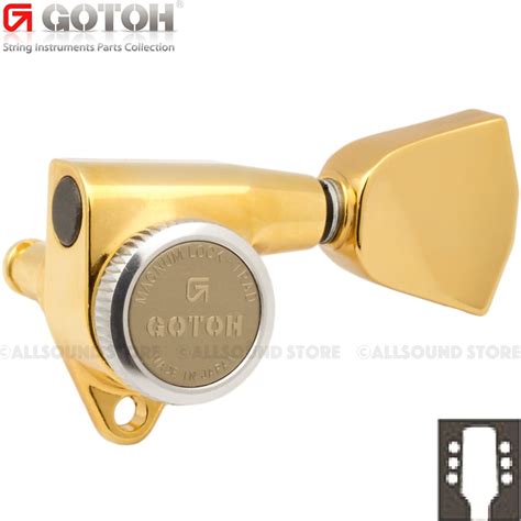 Gotoh Sg301 Mgt 04 Magnum Lock Locking Tuners 3x3 W Metal Reverb