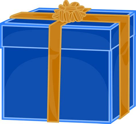 Clipart Blue T With Golden Ribbon