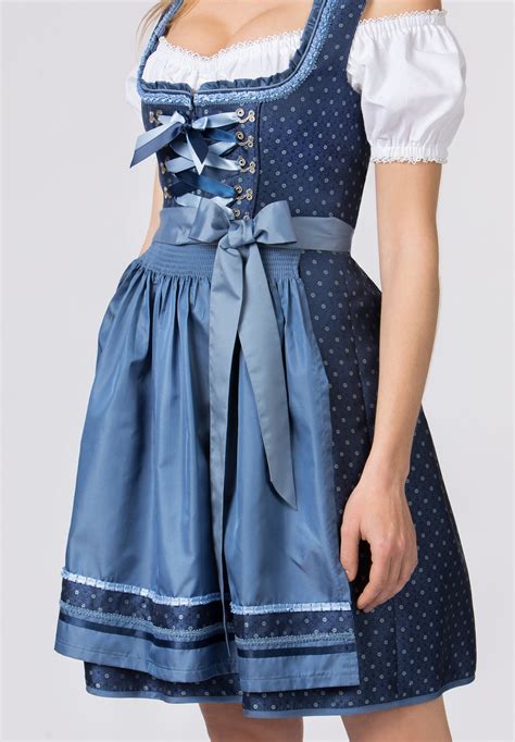 ladies dirndl dirndl dress dirndl elise blue trachtenkleid fürs oktoberfest volksfest in