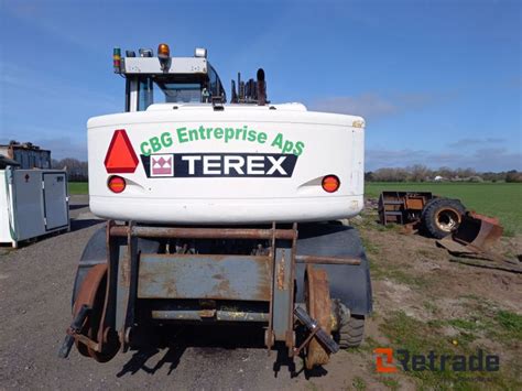 Terex Tw160sr Hjul Gravemaskine Wheeled Excavator Till Salu På