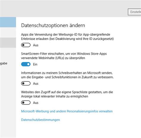 Windows 10 So Passen Sie Die Datenschutz Einstellungen An Welt