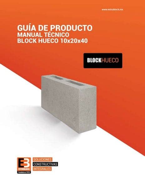Manual Block Hueco Estructural 15x20x40