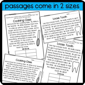 Th And Wh Passages By Designed By Danielle Teachers Pay Teachers