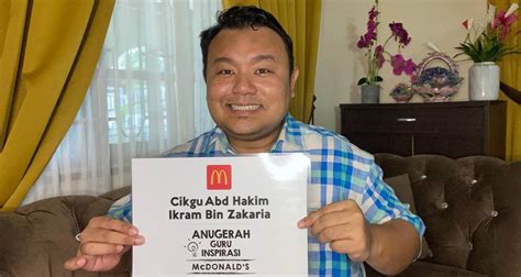 Ich habe mich online beworben. Anugerah Guru Inspirasi| McDonald's® Malaysia