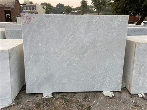 Grey White Marble Stone For Flooring Thickness 16 17 Mm At Rs 47sq