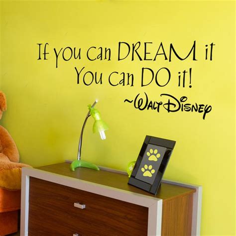 Inspiration Quote Dream It You Can Do It Words Home Decor