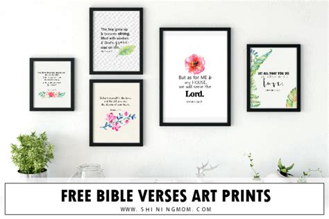 Free Bible Verses Art Printables For Your Home