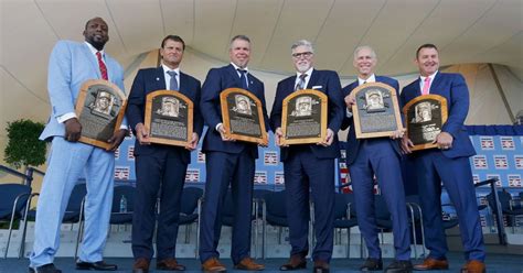 Photos Baseball Hall Of Fame Induction Ceremony