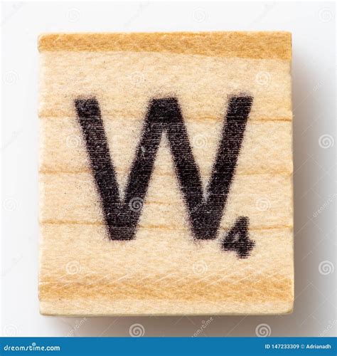 Scrabble Letter W Editorial Stock Image Image Of Lettery 147233309