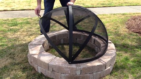 Whatever fire pit shape you have, large or small, we have a spark screen or cover. How To Make A Fire Pit Screen | Fire Pit Design Ideas