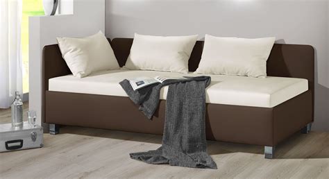 Stauraum weiß bettbänke sitzbänke stühle bettbank 269,99 € *: Studioliege mit Bettkasten in z.B. 100x200 cm kaufen - Lisala