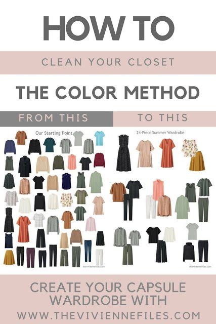 How To Clean Out Your Closet The Color Method The Vivienne Files
