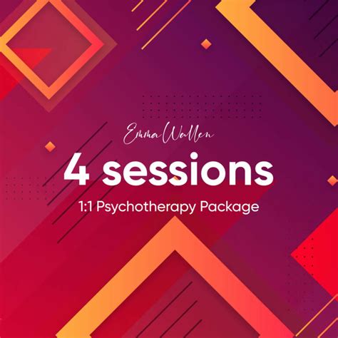 4 Weekly Therapy Sessions Emma Wallen Therapist