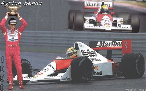 Fond Décran Ayrton Senna Race Cars Formula One Champions