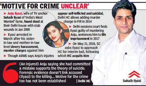 Delhi Hc Acquits Ex Tv Host Suhaib Ilyasi Says No Proof He Killed Wife Delhi News Times Of