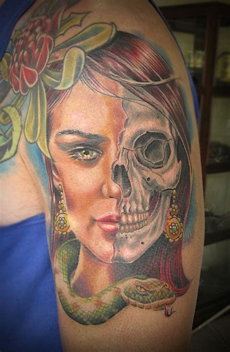 Tattooist In Coffs Harbour Ash Gravino Tattoo Girl Face Tattoo