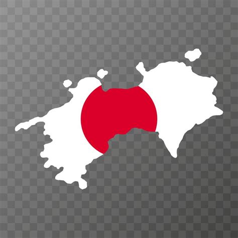 Shikoku Map Japan Region Vector Illustration 12679981 Vector Art At