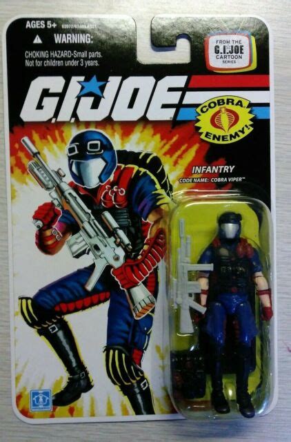 Gi Joe Cartoon Series 25th Anniversary Infantry Cobra Viper New Ebay
