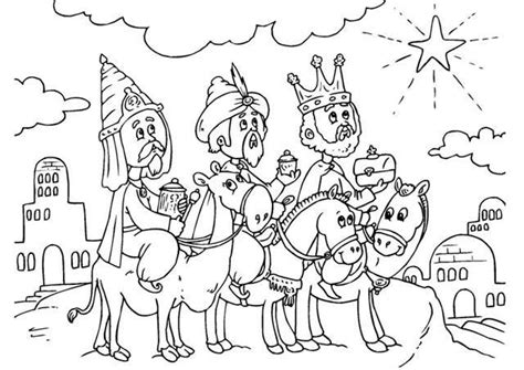 Especial De Navidad Dibujos De Reyes Magos Para Colorear