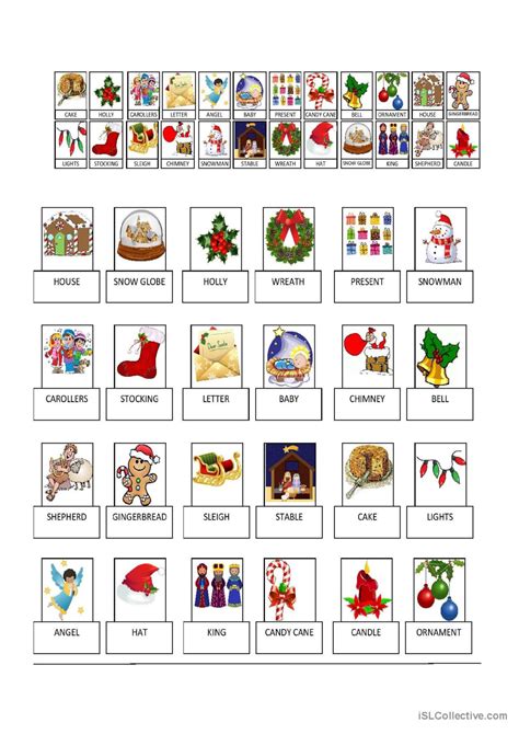 Christmas Guess Who Discussion St English Esl Worksheets Pdf And Doc