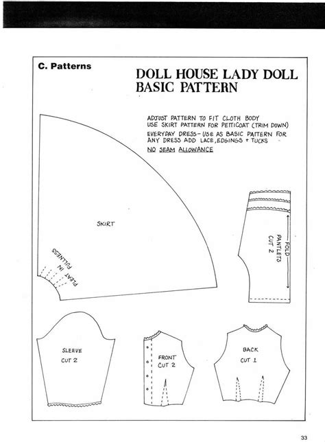 28 Toy Clothes Sewing Patterns Dariuszaltanay