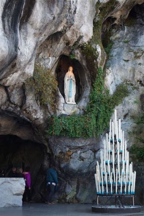 The Grotto At Lourdes France France France Lourdes France Дева