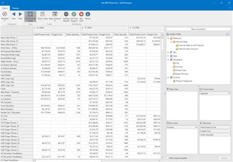 Wpf Pivot Grid Excel Inspired Pivot Table Devexpress