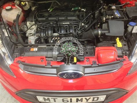 Ford Fiesta 125 Zetec Engine Bay Picture After Lpg Autogas Conversion