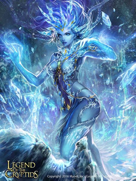 Ice Battle Mage Fantasy Witch Beautiful Fantasy Art Fantasy Characters