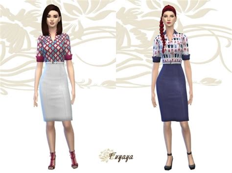 Tailise Dress By Fuyaya At Sims Artists Sims 4 Updates